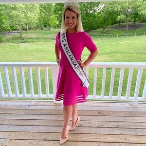 Fuscia Jessica Howard Dress